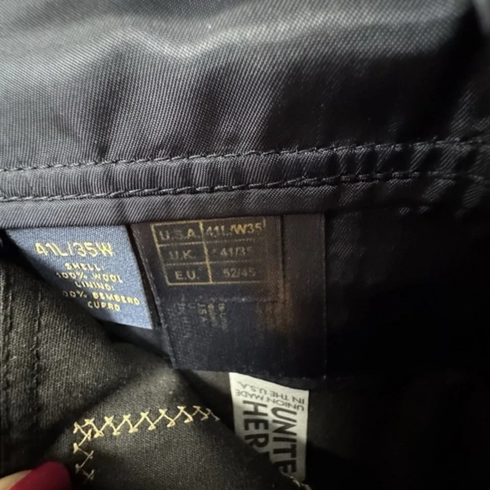 Brooks Brothers‎ Saxxon Blazer 1818 Fitzgerald 41L USA Black/Black Coat Jacket